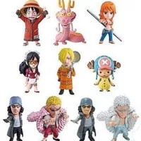 one piece fc vol 31 dressrosa set of 10 komplit figure dressrossa ori