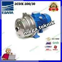 Pompa Air Centrifugal Ebara 2CDX 200/30 2,2 Kw 3 phase Ebara Pump