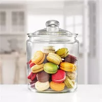 Toples Kaca Kue Lebaran Kopi Fermentasi Glass Jar 1 Liter