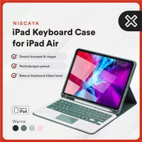 Niscaya Wireless Keyboard Case iPad Air/Pro 10.5 + Pencil Holder