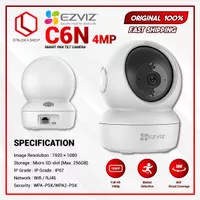 Cctv EZVIZ C6N 4MP Smart IPCAM Home Dome Camera