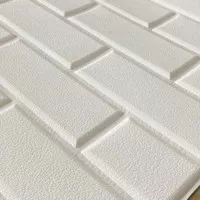 3D Wallpaper Dinding Foam Bata Kulit Jeruk Brik Foam Uk 70cmX77cmx6mm