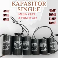 Kapasitor , Capasitor , Pompa Air Bulat 8 uf - 450V Berkualitas