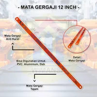 MATA GERGAJI SANDFLEX ORIGINAL 12 INCH 24TPI