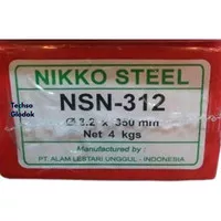 Kawat las NIKKO NSN 312 diameter 3.2 mm NIKKO STEEL (harga per kilo)