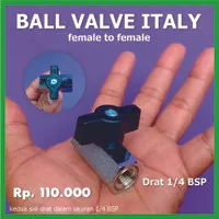 Ball valve ITALY 1/4 female to female