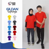 KAOS GILDAN SOFTSTYLE 63000 / KAOS GILDAN / KAOS POLOS PREMIUM BAGUS