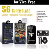 SG Super Glass Screen Protector All Vivo Z1 pro Y21 V21 Y50 Y30 Y20