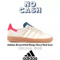Sepatu Adidas Broomfield Beige Navy Red Gum Original BNIB