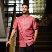 Shafira – Rafli Menswear Red | Baju Koko | Atasan Muslim Pria