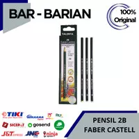 PENSIL FABER CASTEL 2B UNTUK UJIAN ORIGINAL ( 1 LUSIN ) / PENSIL KAYU