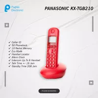 Telepon Wireless Panasonic KX-TGB210 - RED / Telepon Kantor Rumah