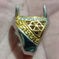 Emban Ring Cincin Batu Akik Titanium Size 6