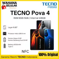 TECNO POVA 4 8/128 GB - Garansi Resmi