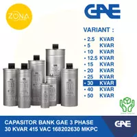 KAPASITOR CAPASITOR BANK GAE 30 KVAR 30KVAR 415V 3 PHASE 168202630