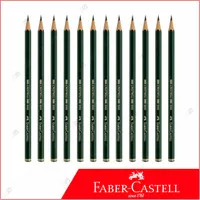 Pensil Faber Castell 8B 7B 6B 5B 4B 3B 2B B HB F H 2H 3H 4H 5H 6H (ori