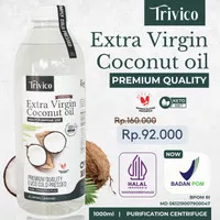 TRIVICO VCO Virgin Coconut OIL 1 LITER MINYAK KELAPA MURNI COCONUT OIL