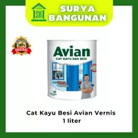 Avian Vernis Cat Kayu Besi Clear High Gloss Transparant Clear 0,5 Liter 1 Liter 