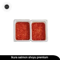 Ikura shoyu telur ikan salmon premium pack 100gr