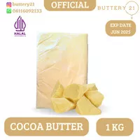 COCOA BUTTER/LEMAK KAKAO/COKELAT BUTTER/COKLAT BUTTER/1 KG/500GR/100GR