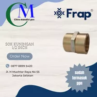 Sok Kuningan 1/2 inch - Female Socket - Frap - IFr.222.0404