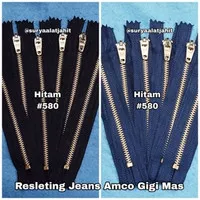 Resleting jeans Amco ATL 5in/12.5cm MBC-402598 gigi mas (1lsn@12pcs)