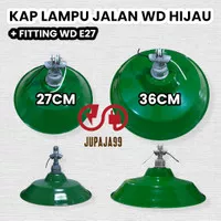 KAP LAMPU JALAN HIJAU E27 KAP LAMPU GANTUNG KAP HIJAU KAP IJO FITTING