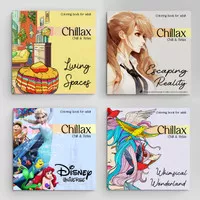 [Chillax] Adult coloring book (Buku mewarnai dewasa) Vol #2