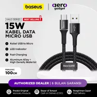 Baseus Kabel Data Micro USB LED Halo Charger Fast Charging Cable 3A