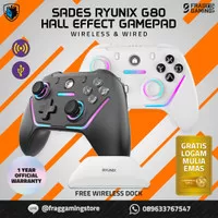 Sades Ryunix G80 Gamepad Hall Effect Dual Mode Gaming Controller SadesRyunix Sades RyunixG80