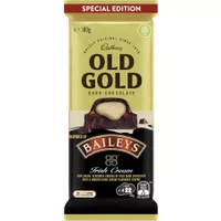 Cadbury Old Gold Dark Chocolate Baileys Irish Cream 180g - Australia