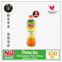 NU Green Tea Honey | Teh Madu Botol Pet - 450 ml (Harga Satuan)