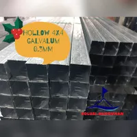 Hollow plafon 4x4 galvalum tebal 0.3/Holo galvalum profil 0,3/holo