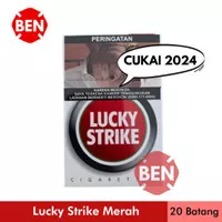 Lucky Strike Merah 20 Batang / Red / Cigarettes Strik / Rokok Grosir