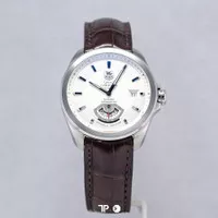 Jam Tangan Original TAG HEUER Grand Carrera Cal 6 RS White Dial