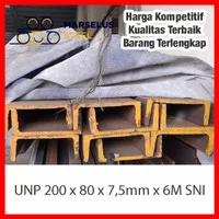 UNP 200 SNI - Besi Kanal U / UNP channel / 200 x 80 x 7,5mm - 6meter