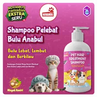 Novamos Pet Hair Treatment Shampoo Pelebat & Pembersih Bulu Kucing