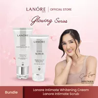 Paket Lanore Intimate Whitening Scrub & Cream Memutihkan kulit badan