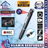 Spy Camera Pengintai Pen V7 Mini Kamera Saku Baju Model Pena HD 1080P