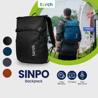 Torch Tas Ransel Kuliah Kerja Muat Laptop Rain Cover- Backpack Sinpo