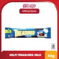 Coklat Delfi Treasure Milk Chocolate Paket Buy 1 get 1  2x36Gr