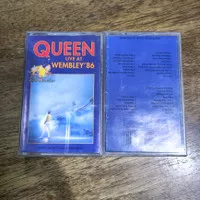kaset QUEEN live at wembley `86. 2 kaset