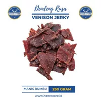 Dendeng Daging Rusa Manis Bumbu 250 Gram | Deer Jerky