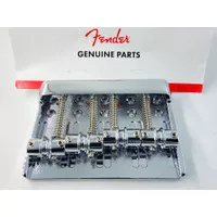 Fender Jazz/Precision Bass Deluxe High Mass 4 String Bass Bridge Chrome 0081460049