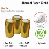 Kertas Struk Kasir 57x40 / Kertas Thermal 57 x 40 / Kertas Kasir Thermal Roll / Kertas Cetak Roll