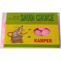 Saudi Choice Kamper kapur barus pengusir Tikus 40 gram isi 24 butir