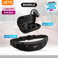 Headset Bluetooth JETE Open Beats Sport Bundle Run Bag RB2