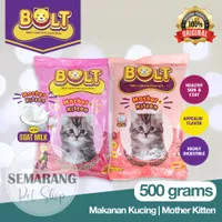 Cat Food BOLT Mother Kitten Tuna Salmon 500gr | Makanan Kering Kucing | Mother & Babycat/Baby cat/Junior