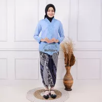 KEBAYA MODERN ENCIM DEWASA BABY BLUE SND/ KEBAYA BORDIR KATUN TERLARIS