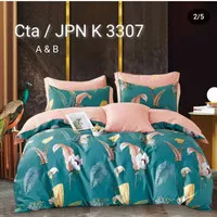 Sprei Katun Jepang 160x200 Tinggi 30 4 bantal 2 guling